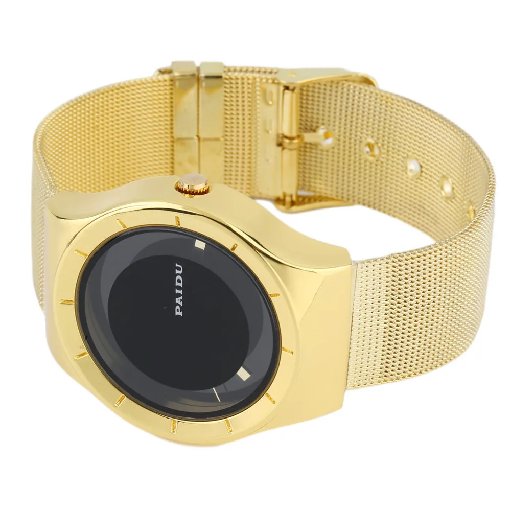 Часы наручные мужские кварцевые люксовые брендовые из нержавеющей стали