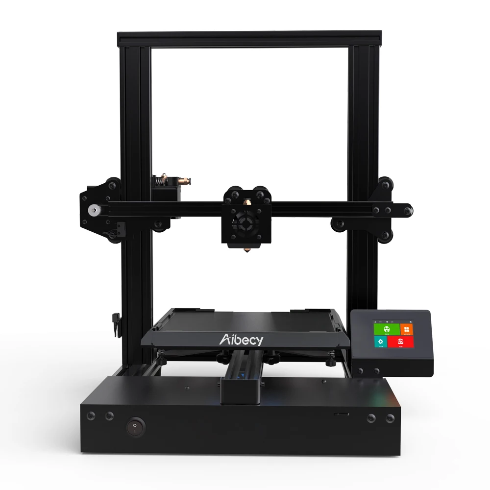 Aibecy X3 3d принтер DIY Kit автоматическое выравнивание печать с 2,4 дюймовым цветным сенсорным экраном поддерживает несколько языков