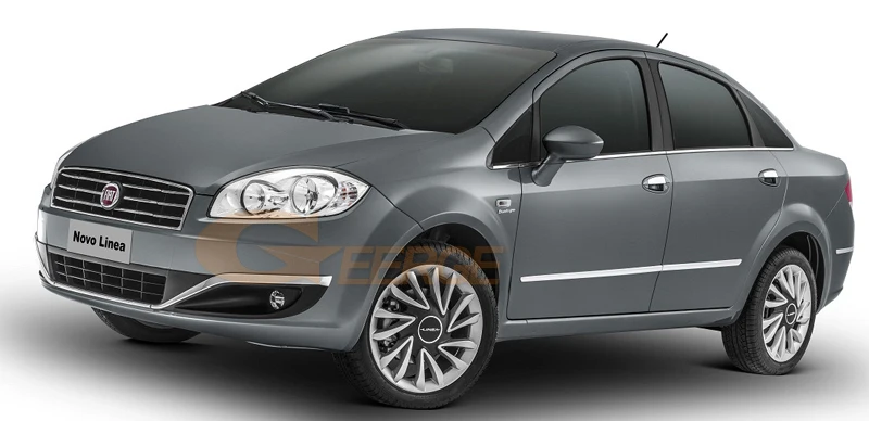 Для Fiat Linea 2007- отличный RF Bluetooth контроллер многоцветный ультра яркий RGB светодиодный ангельские глазки Halo Ring kit