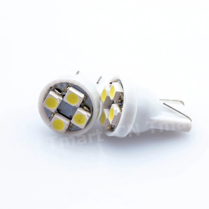 10 шт./лот T10 194 168 501 W5W 4 светодиодный 3528 1210 SMD клиновидный боковой задний