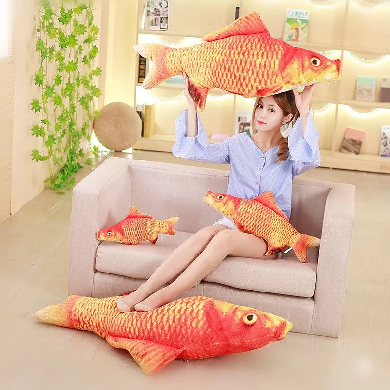 Подушка в форме рыбки с котом распятия 20 см без молнии|home decor cushions|decorative cushionsdesigner