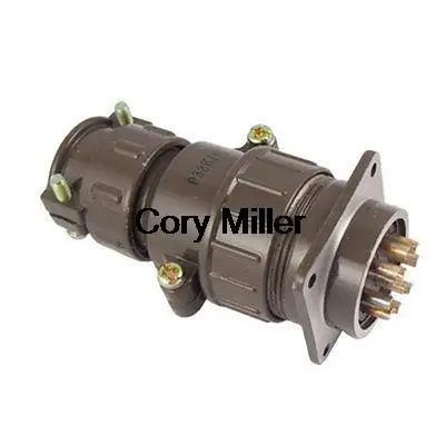 

Unshielded Type 10 Pins Aviation Circular Connector Adapter Gray