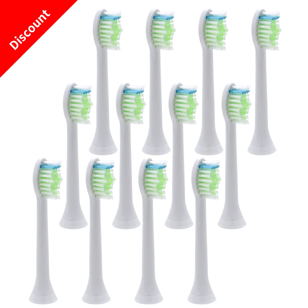 12 шт./лот зубная щетка для зубных щеток PHILIPS Sonicare FlexCare Бриллиант Чистой HX6902 HX6064 HX6930 HX9340 HX6950 HX6710 HX9140 HX6530