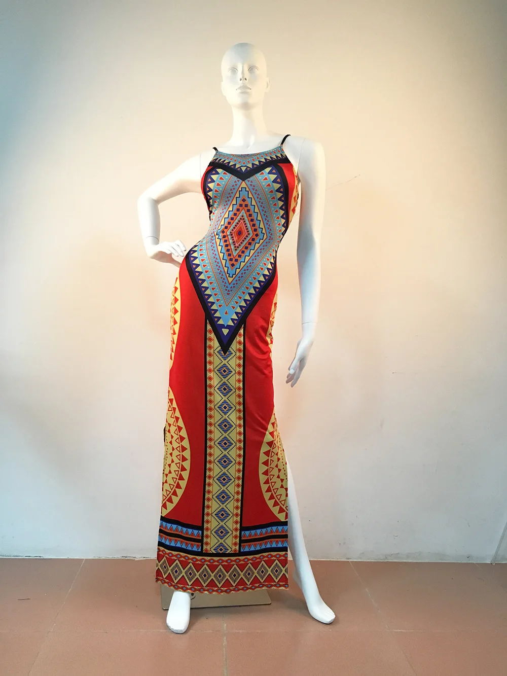 2017 новый сексуальный женщины лето макси dress сарафан спинки бинты древний костюм