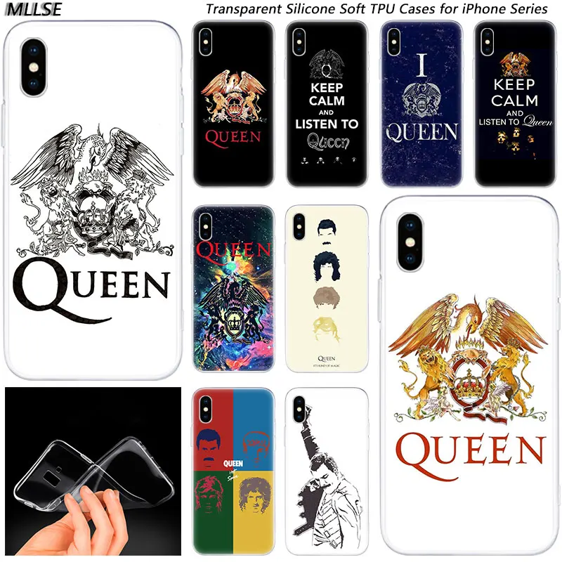 Горячие Queen band Модные силиконовый чехол кейс для Apple IPhone 11 Pro XS Max X XR 7 8 6 6s плюс 5S SE