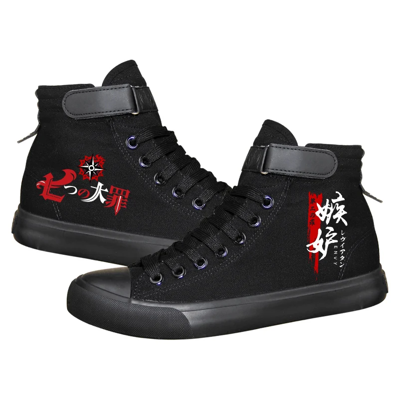 Unisex Anime Cos The Seven Deadly Sins Casual plimsolls canvas shoes rope soled | Тематическая одежда и униформа
