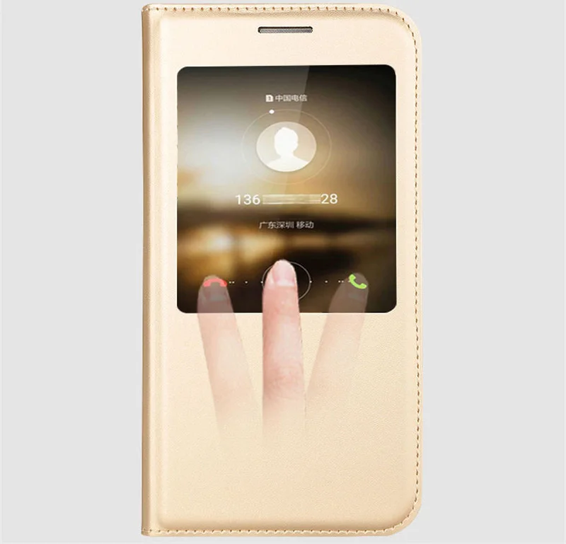LEPHEE для huawei Ascend G7 чехол для huawei G7 C199 откидной Чехол кожаный чехол с окошком для просмотра полный G7 защитный чехол s 5,5"
