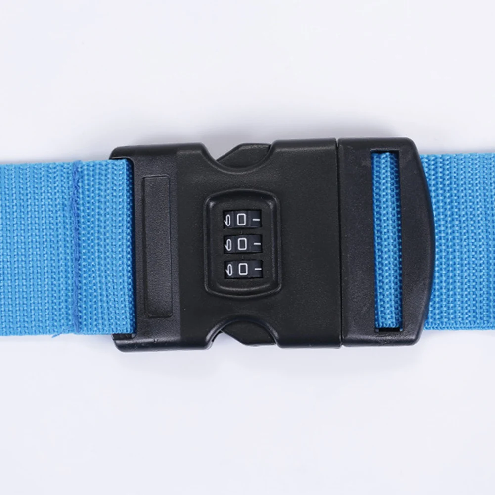 Cross Strap Buckle with 3 Digits Password Locks for Luggage Packing Belts |