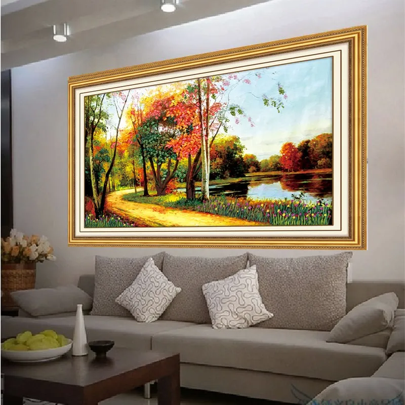 Незавершенные 3D ленты для рукоделия наборы вышивки ручной работы Золотое Озеро