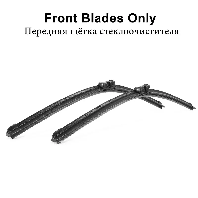 Front Blades Only REFRESH Щетки стеклоочистителя для Volvo V40 Fit Push Button Armms 2012 2013 - Цвет: Front Blades Only