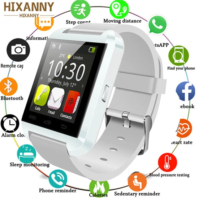 Новые мужские умные часы Bluetooth для IPhone IOS Android смартфон одежда носимые устройства