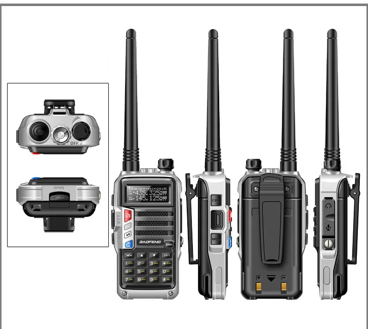 Baofeng новый товар FF-12P рация двухстороннее радио двухдиапазонный УКВ 1800 мАч 5 Вт