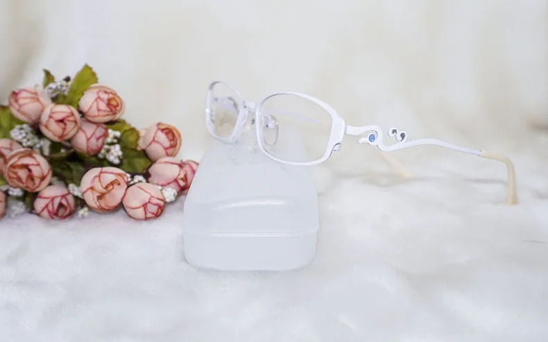 Ретро женские очки в оправе прозрачные линзы Oculos De Grau сплав роскошные очки для глаз Цветочные оптические оправы винтажные многоцветные