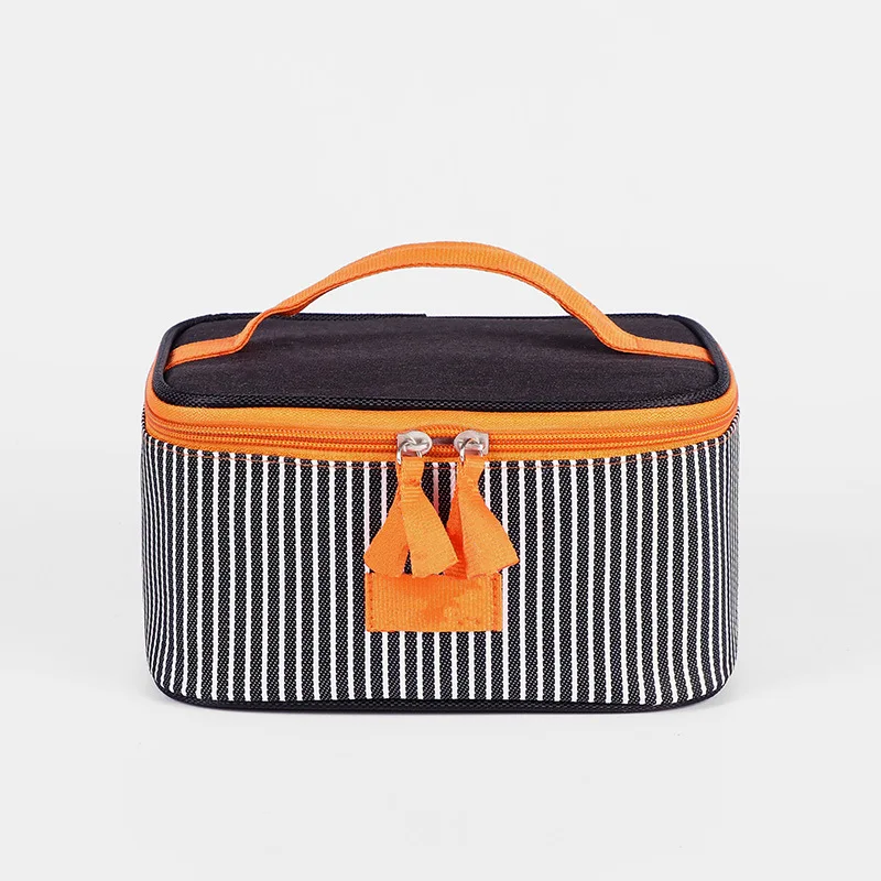 Medium black Новинка, высокое качество, косметичка, органайзер, Bolso Mujer, косметический чехол, для путешествий, большая емкость, сумка для хранения, чехол для костюма для женщин - Цвет: Medium black