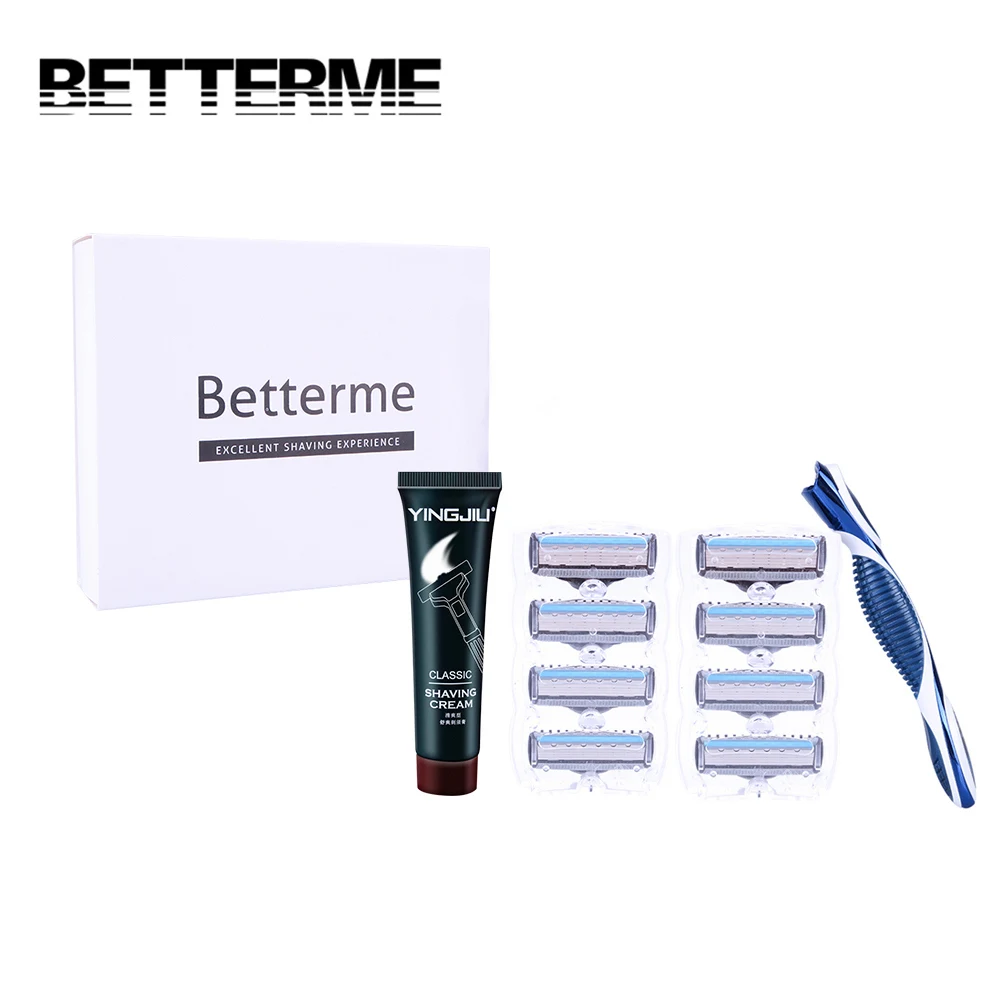 Betterme Бритвы 12 компл. руководство Для мужчин отличное качество Уход за кожей лица