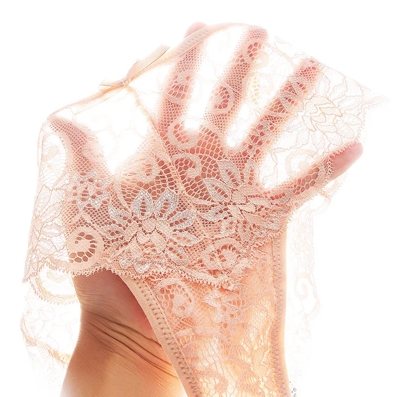 3 шт./лот ажурные сексуальные стринги мягкое кружевное прозрачное женское нижнее