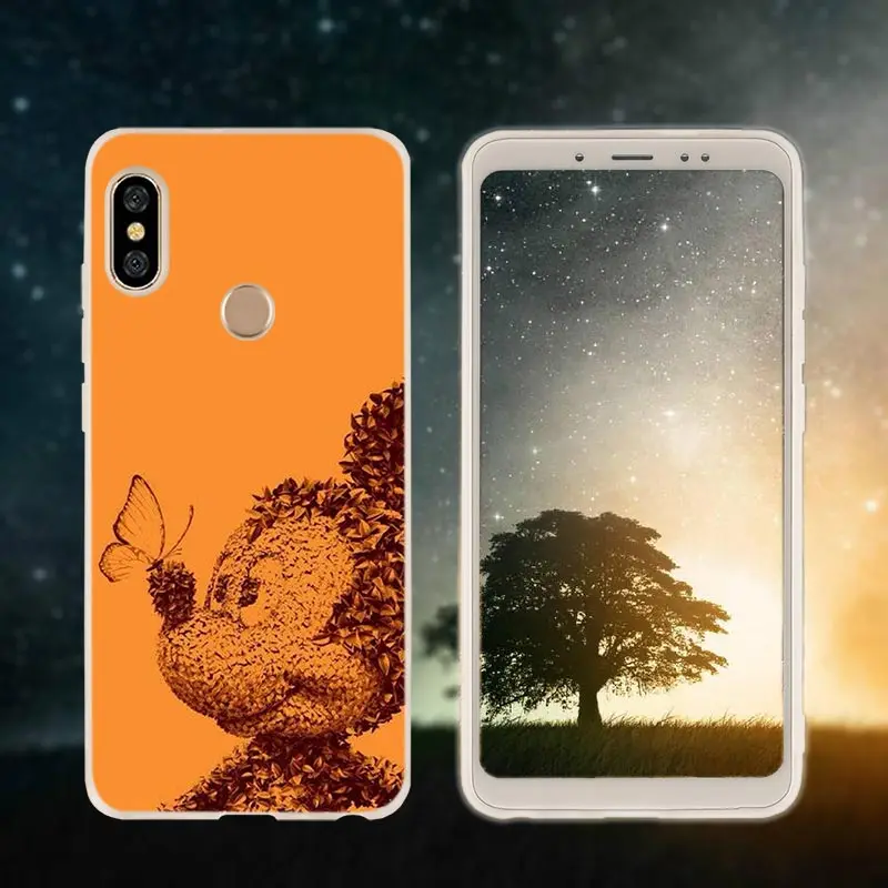 Silicone 1 Мягкий чехол для Xiaomi Redmi Note 8, 7, 6, 5 Pro, 8a, 7, 6pro, 6a, s2, 5a, 4a, 5 plus, y3, чехол, Etui - Цвет: Silicone 1