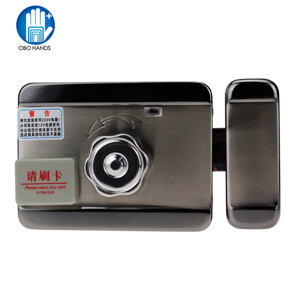 Rfid-замок DC12V-18V металлический Электрический замок с дистанционным управлением