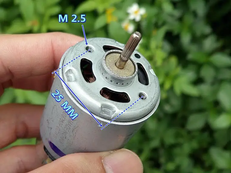 Мощный мотор MABUCHI 555 2861 DC24V 8500 об/мин с высоким крутящим моментом Двигатель