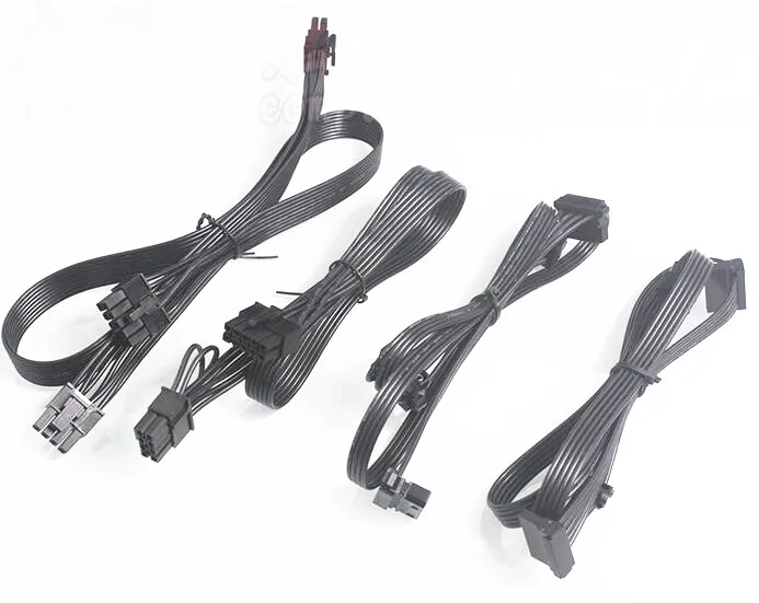 Модульный кабель питания 5pin SATA / IDE 10pin dual 6 + 2pin для Antec HCG 520M| |