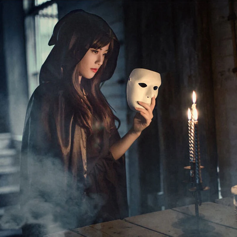 Унисекс Мантия с капюшоном плащ пальто Wicca халат средневековый Плащ шаль