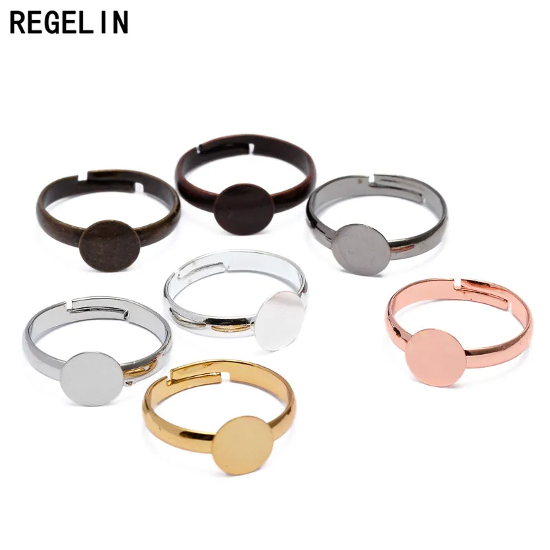 REGELIN регулируемые настройки кольца 6/8/10 мм Круглые Пустые Базовые оправы для