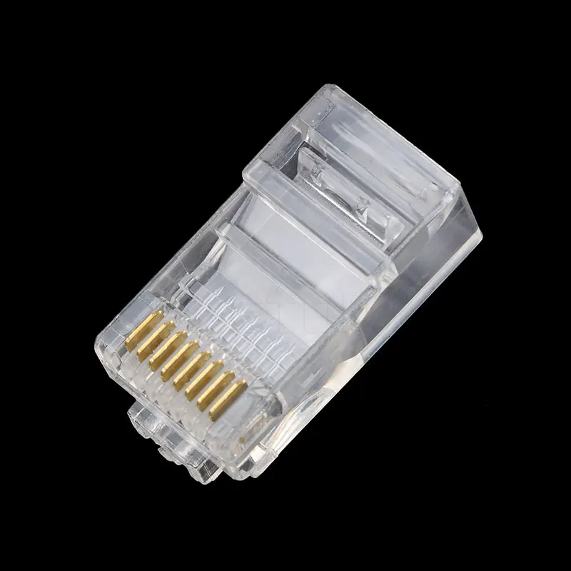 Модульный разъем Kebidu 30 шт. RJ45 CAT5 CAT6 8P8C сетевой Ethernet 8 контактов головки сетевого