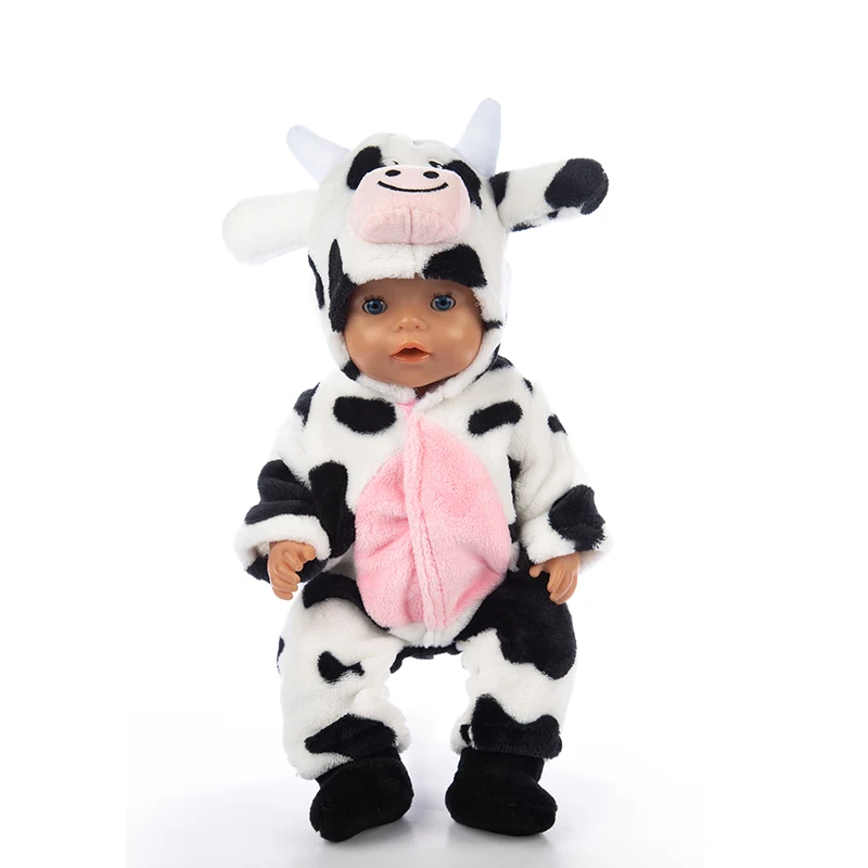 Born New Baby Fit 18 дюймов 43 см мальчик девочка мышь корова порошок свинья синяя лиса