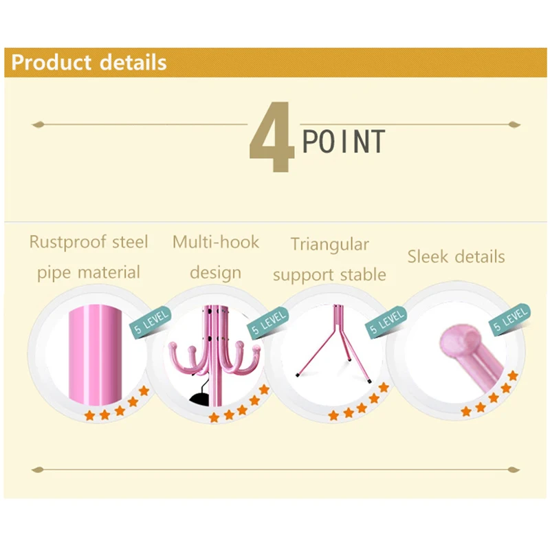 Fashion 32MM Tube Coat Rack Stainless steel Clothing living room Hanging Storage organization Clothes Hanger Furniture | Мебель