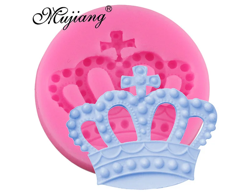 3D Imperial Crown Silicone Cake Molds Fondant Cake Decorating Tools Gumpaste Chocolate Fimo Clay Candy Moulds XL150 - Цвет: CB202