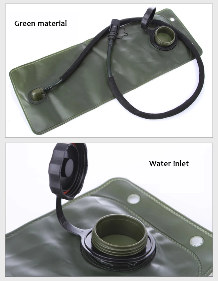 Открытый 2.5L большой мешок воды гидратации рюкзак пакет Molle Военная Тактическая Охота Велоспорт Туризм Кемпинг езда Альпинизм