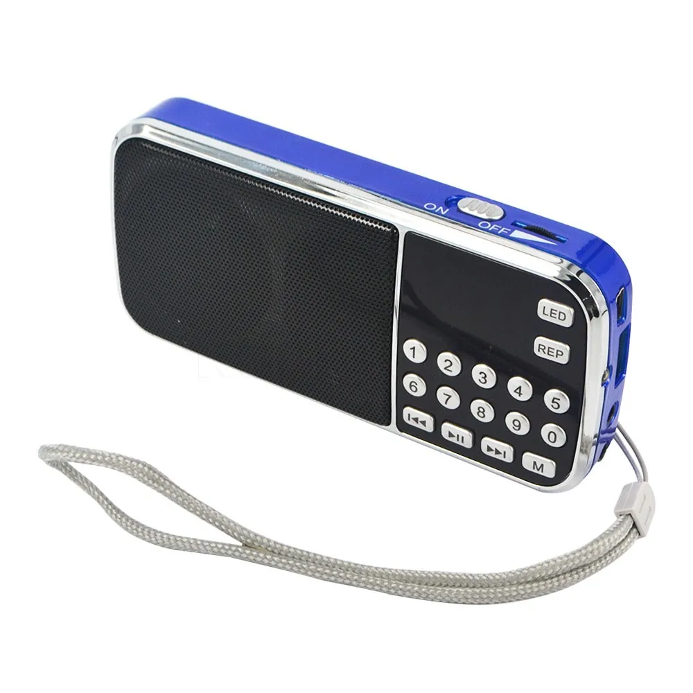 Новейшая модель L 088 Портативный HIFI мини динамик MP3 аудио плеер Усилитель фонарика
