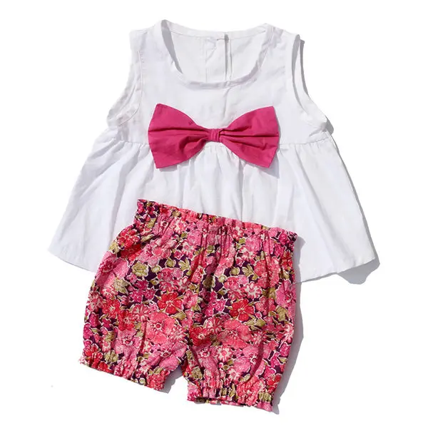Новинка 2018 лидер продаж Одежда для новорожденных детей малышей летний цветочный