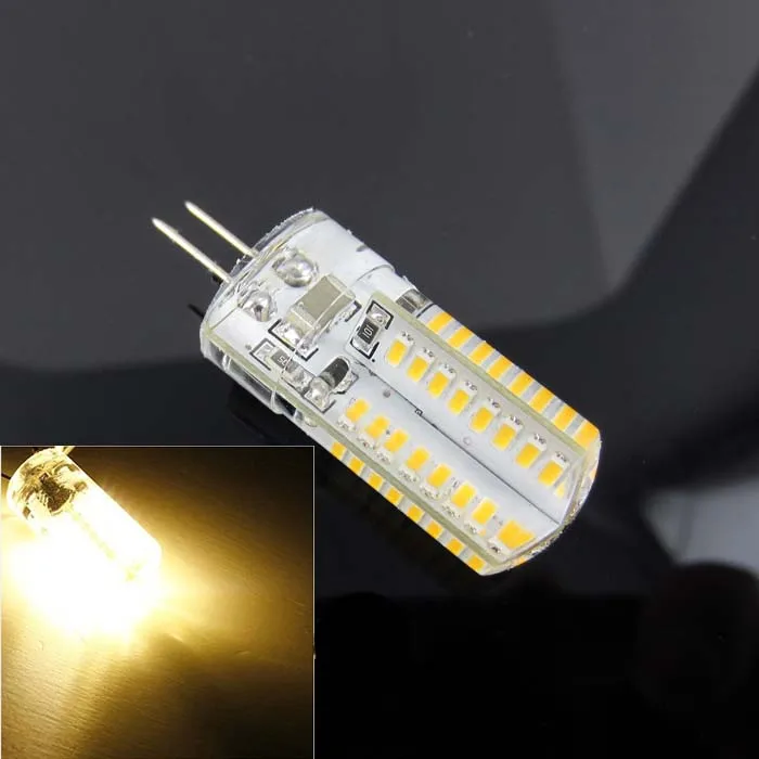 G4 6 Вт 64 светодиодных ламп 3014 SMD теплый/холодный белый свет лампа переменного тока
