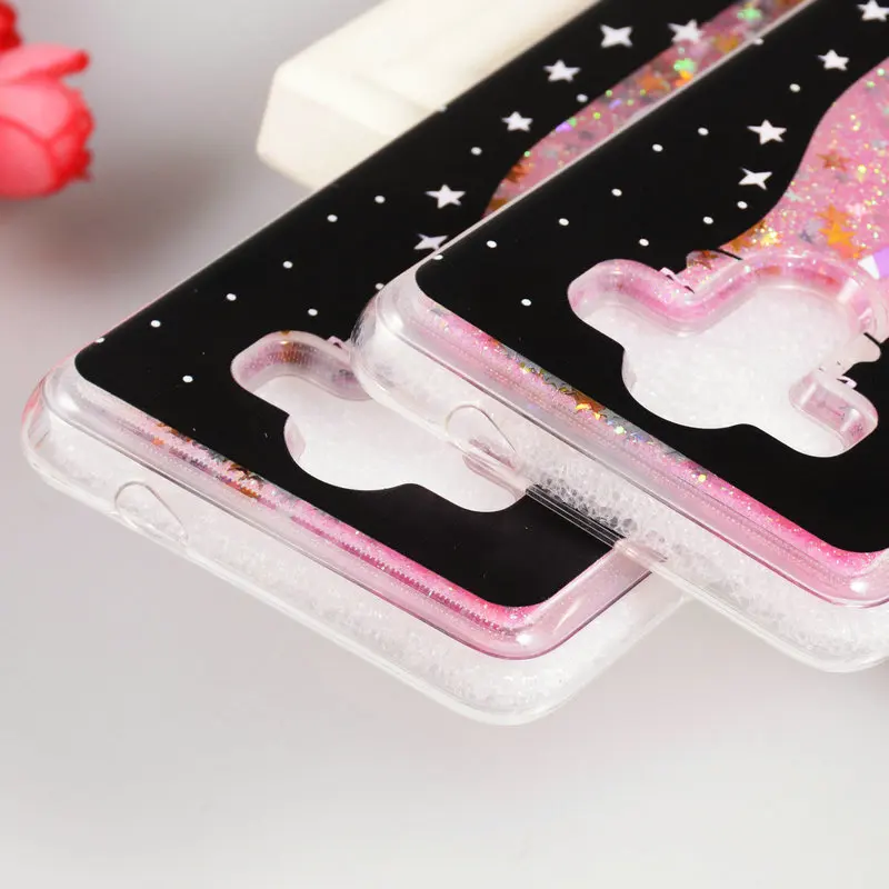 Чехол с зыбучим песком для Huawei Mate 10 Pro силиконовые чехлы жидкими блестками Mate10