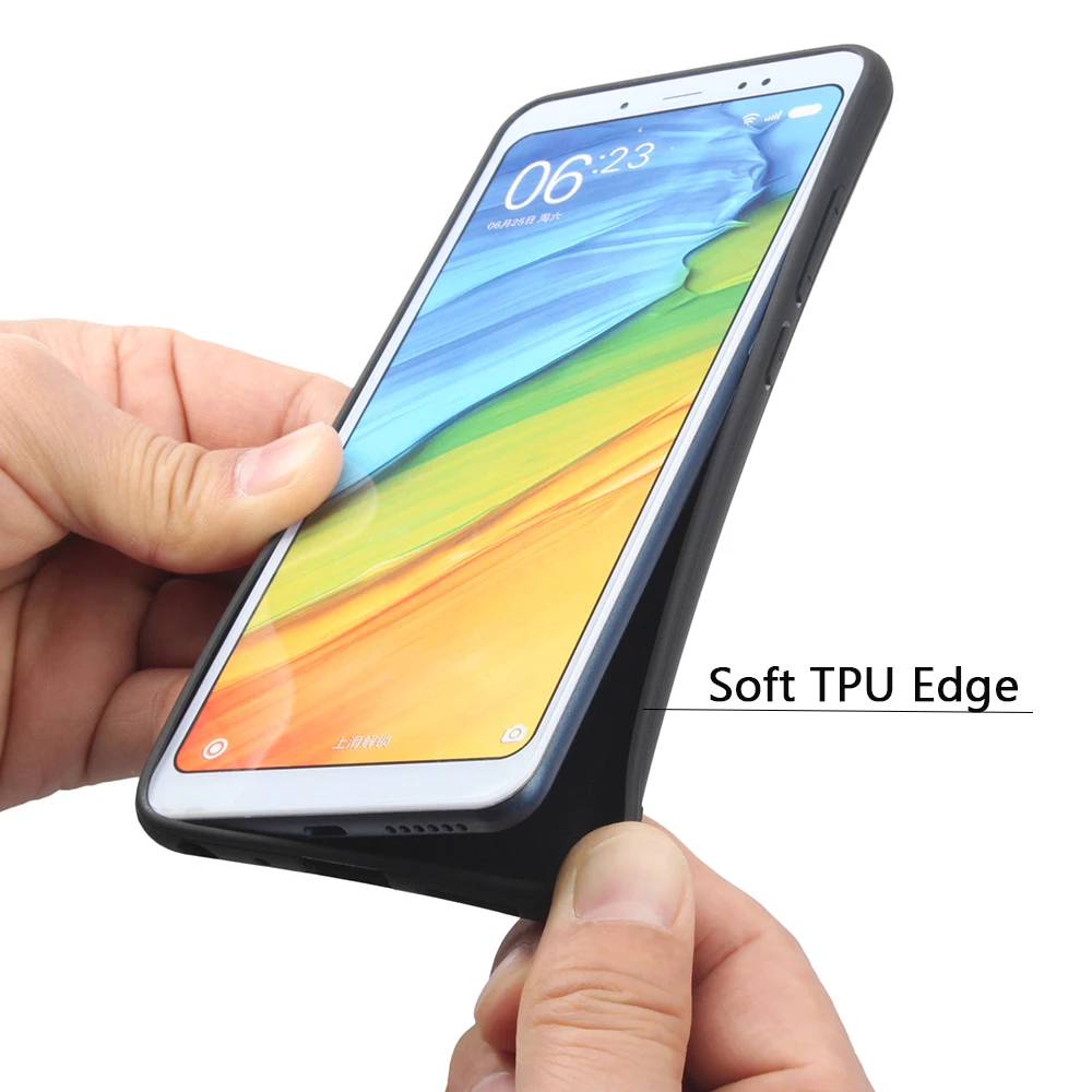 Luxury Cloth Texture Soft TPU case For Xiaomi Redmi Note 7 Pro Ultra-thin silicone Phone note 5 6 Global Version |