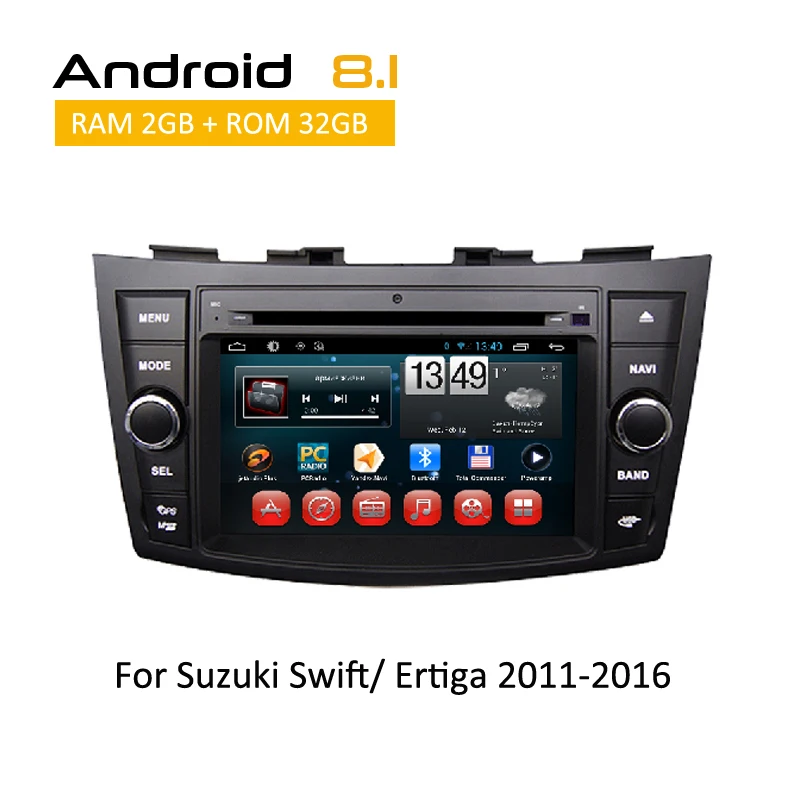 7 0 дюймов Сенсорный экран Android для SUZUKI Swift Dzire Ertiga 2011 2012 2013 2014 автомобиля DVD GPS Navi Wi Fi