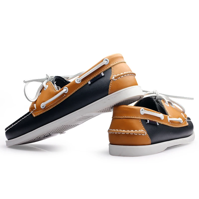 zhengou 2019 Brand Design Hand Sewing Slip-on Mens Loafers Casual Driving Moccasins Business Genuine Leather Men Boat Shoes 45 | Обувь