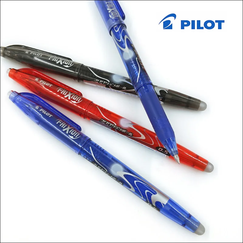 Бренд Pilot FriXion LFB-20EF стираемые гелевые ручки тонкий кончик 0,5 мм черные/синие/красные чернила