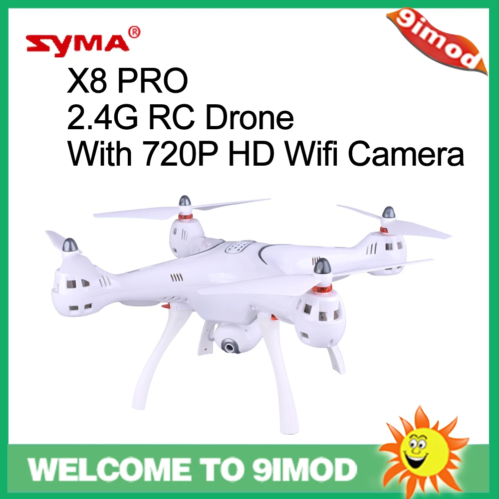 Оригинальный Дрон Syma X8PRO 2 4G 720P HD Wi Fi камера FPV RC с GPS в режиме реального времени