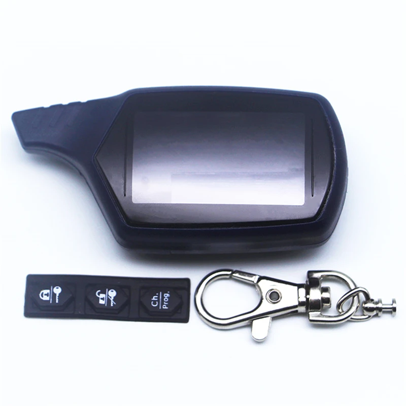 

Russia version FX-5 case keychain for KGB FX-5 lcd remote two way car alarm system free shipping