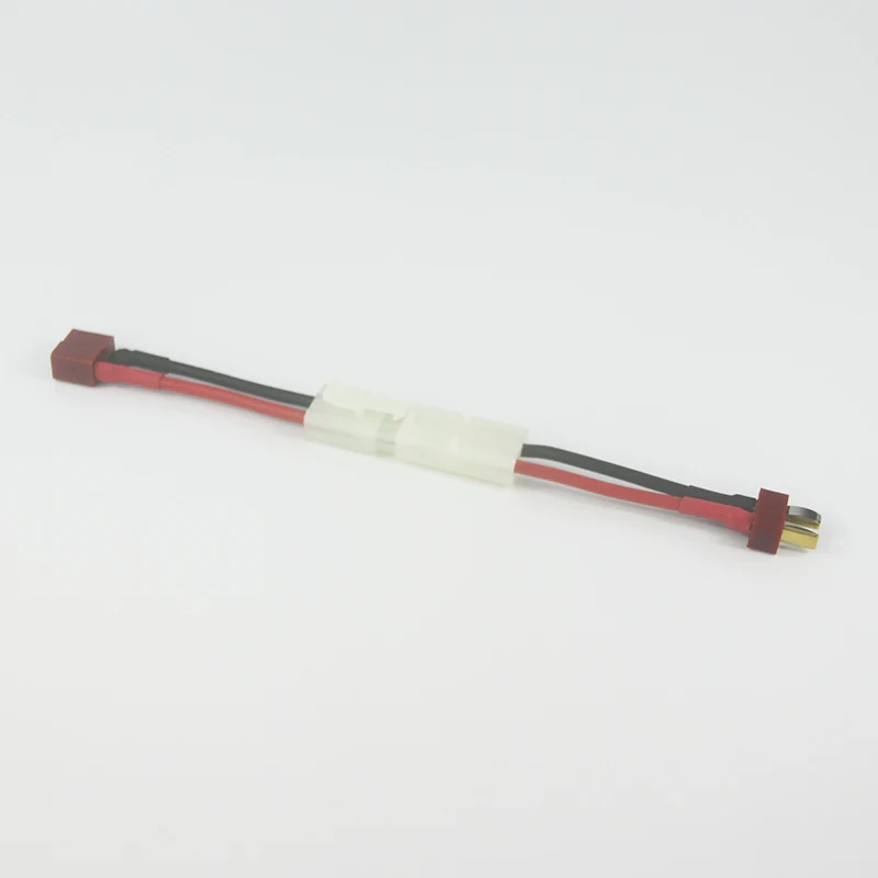 OliYin 100 пар L50 мм штекер и гнездо от Tamiya к T Разъемы 14AWG силикагелевый кабель для FPV