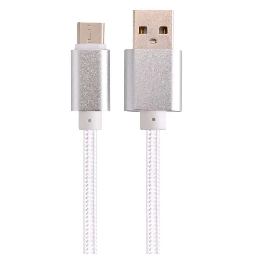 Кабель для быстрой зарядки usb type C для samsung A20E A50 A80 A8 A9 S8 Xiao mi A3 mi 8 9T A2 Red mi Note 7 huawei P20 lite P30 Pro - Цвет: silver