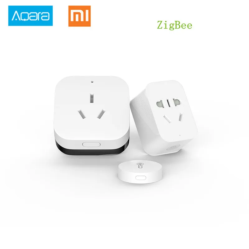 Xiaomi шлюз Zigbee wifi контроль умный дом автоматизация наборы умная розетка датчик