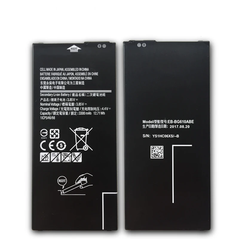 EB-BG610ABE для samsung Galaxy On7 J7 Prime G610 G615 G6100 J7 Prime 2 J7 Замена для телефона Батарея 3300 МА-ч