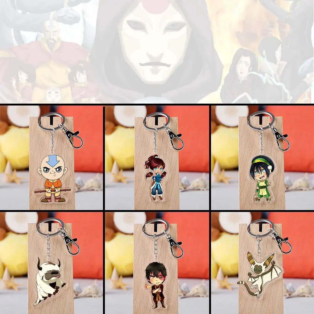 FINETOYS аниме Аватар: &quotПовелитель стихий&quot Аанге Katara Appa Azula ПВХ мультяшный кулон