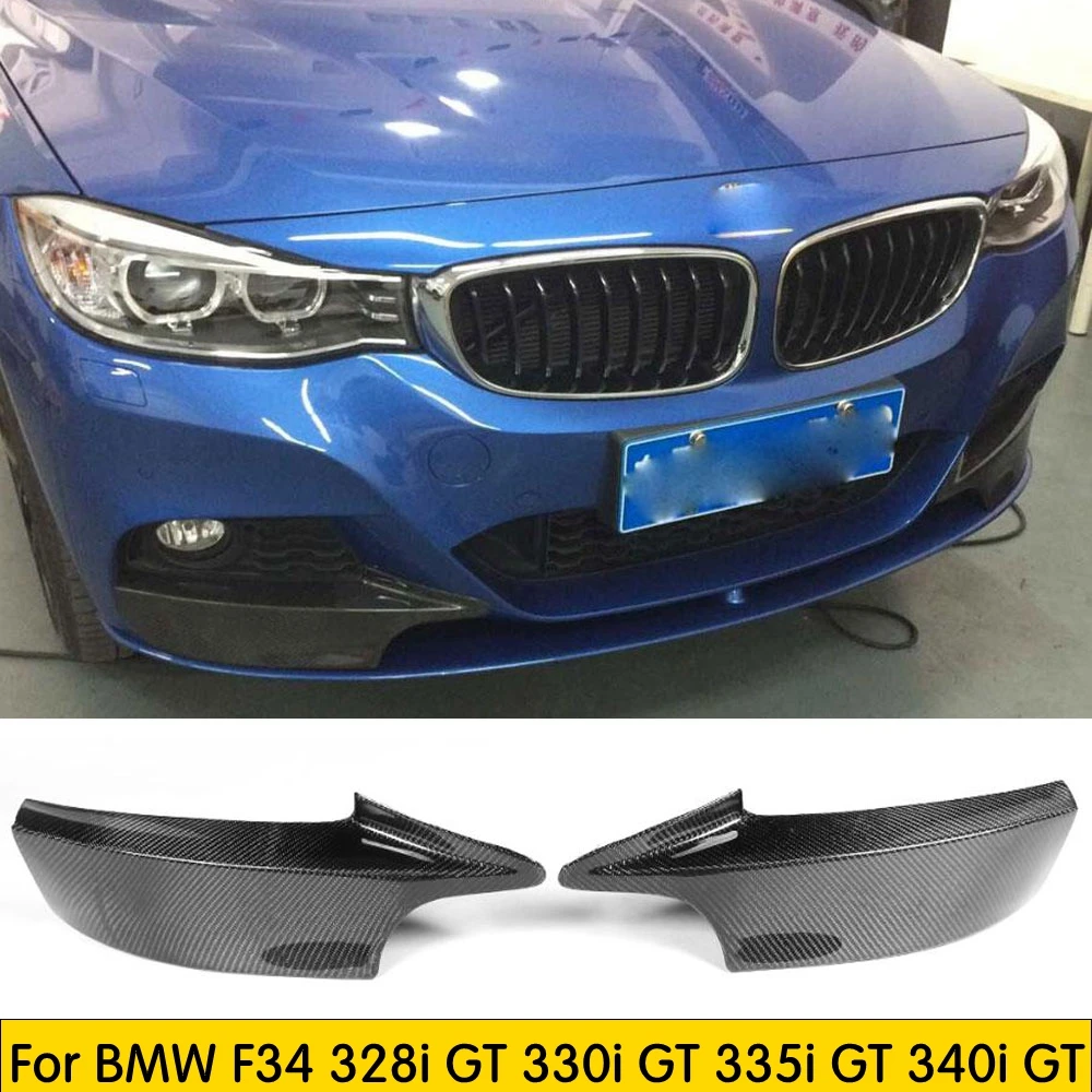 Передний бампер F34 из углеродного волокна боковой разветвитель фартук для BMW 330i GT