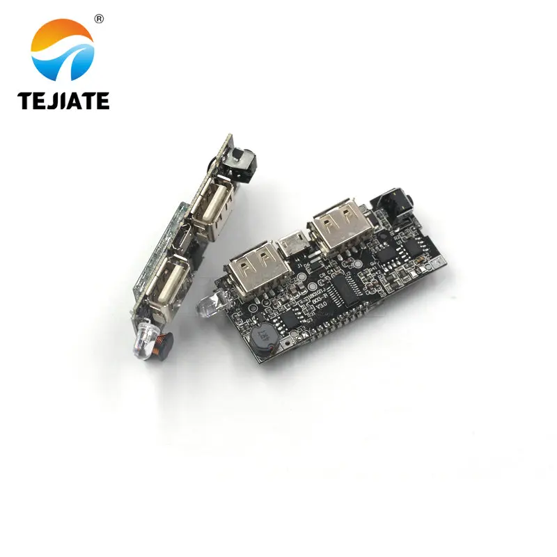 18650 Двойной Micro USB 3 7 в до 5 В 2A повышающий Мобильный Внешний аккумулятор DIY зарядное