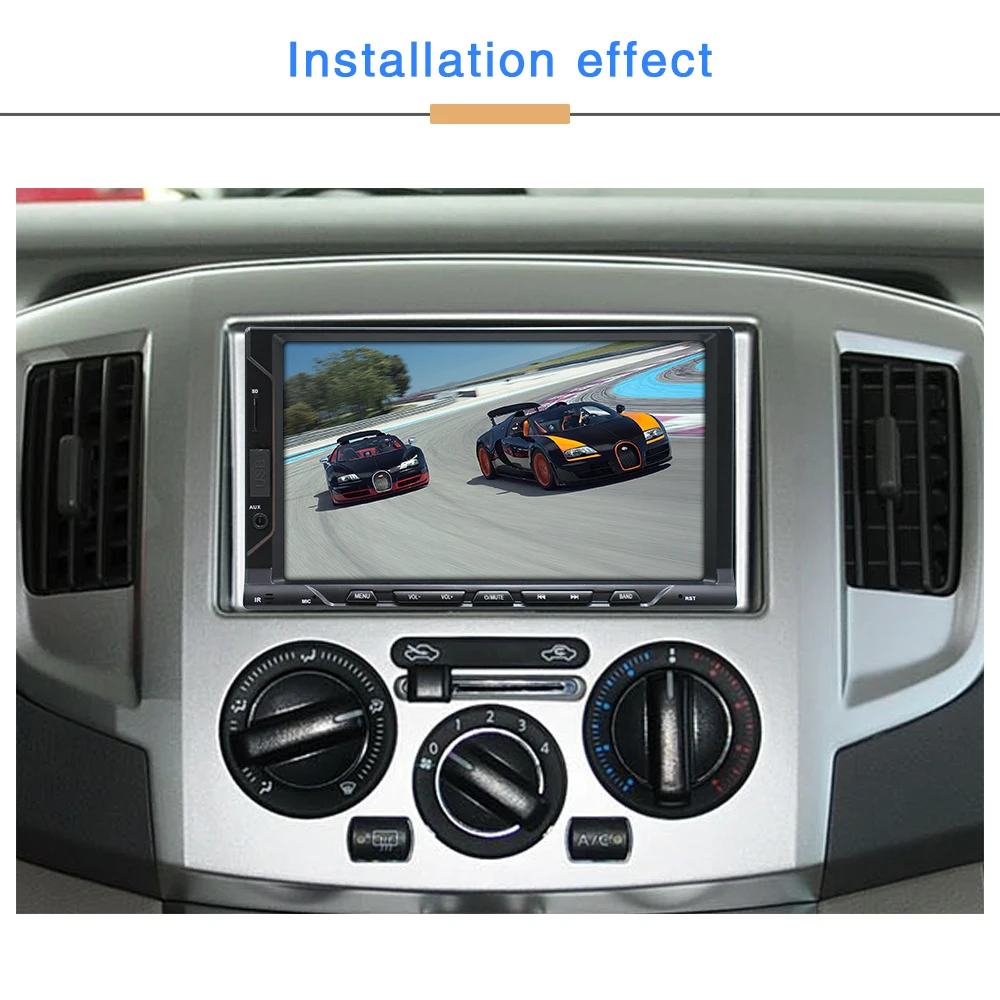 STAPON 7 дюймов Android8.0 для VW автомобиля MP5 2GRAM WiFi Bluetooth GPS RDSFM рулевое 7108|MP4 и плееры авто|