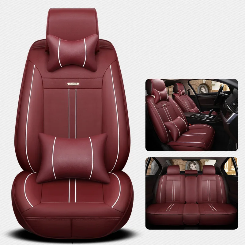 Автокресло Обложка Авто мест кожаные чехлы для Mitsubishi ASX carisma Colt Eclipse EVO Galant Lancer L200 RVR